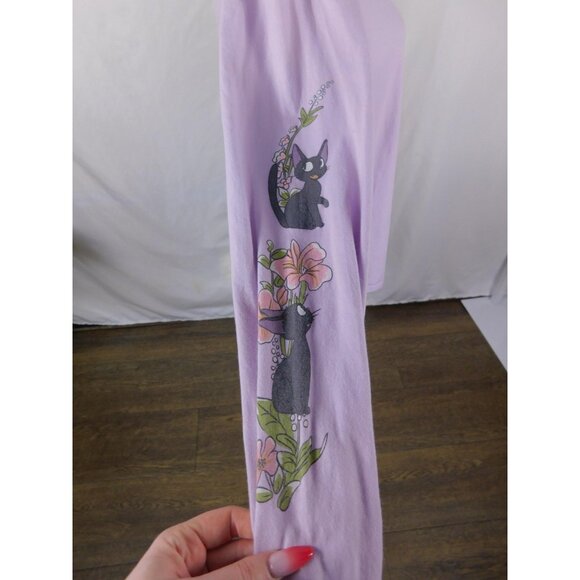 Kiki Jiji Long Sleeve Tee XS Studio Ghibli Lavender - Picture 10 of 12